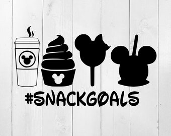 Disney Snack Goals Svg Etsy