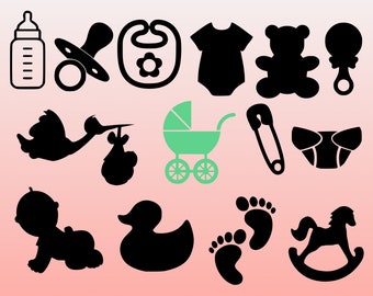 Download Baby bottle clipart | Etsy
