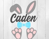 Easter SVG, Easter Monogram SVG, Bunny Ears Svg, Bunny Monogram SVG, Boys easter Monogram, rabbit ears svg, easter bunny svg, bunny feet svg