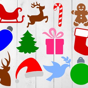 Christmas SVG, Christmas SVG Bundle, Christmas Cut File, Christmas clip art, santa svg, holiday files for cricut, Winter svg, holiday svg,