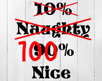 Naughty Nice SVG, Santa's Naughty List SVG, Nice List, Christmas SVG, Kids Christmas Shirt, Christmas cut file, Santa checklist svg, naughty