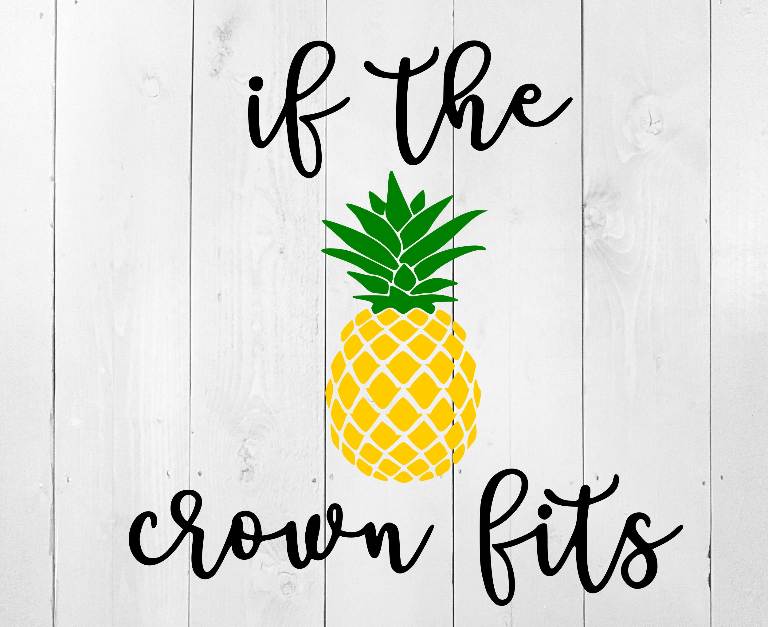 pineapple crown shirt