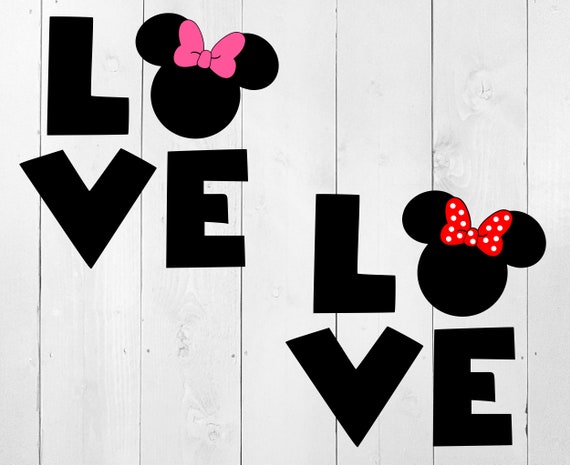 Download Art Collectibles Clip Art Minnie Mickey Love Svg Minnie Svg Svg For Mom Mickey Svg Birthday Svg Love Svg Valentine S Day Svg Disney Svg