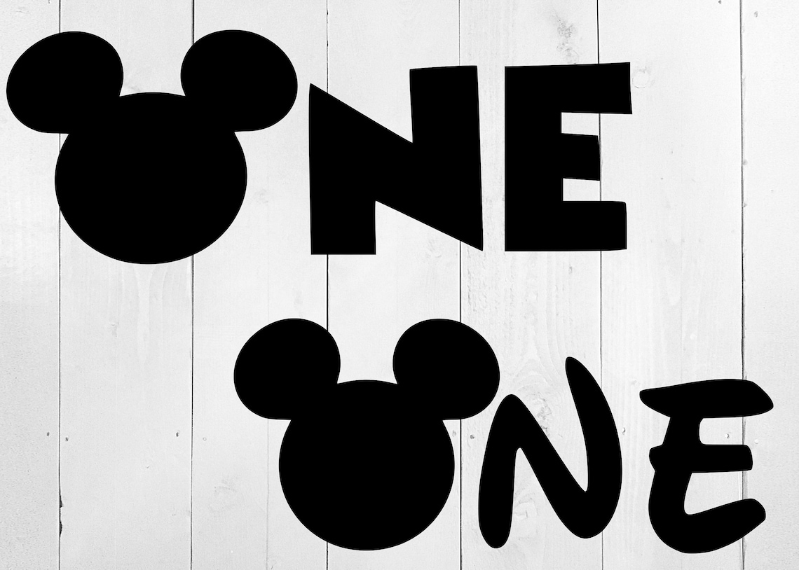 Disney First Birthday SVG Mickey first Birthday SVG disney | Etsy