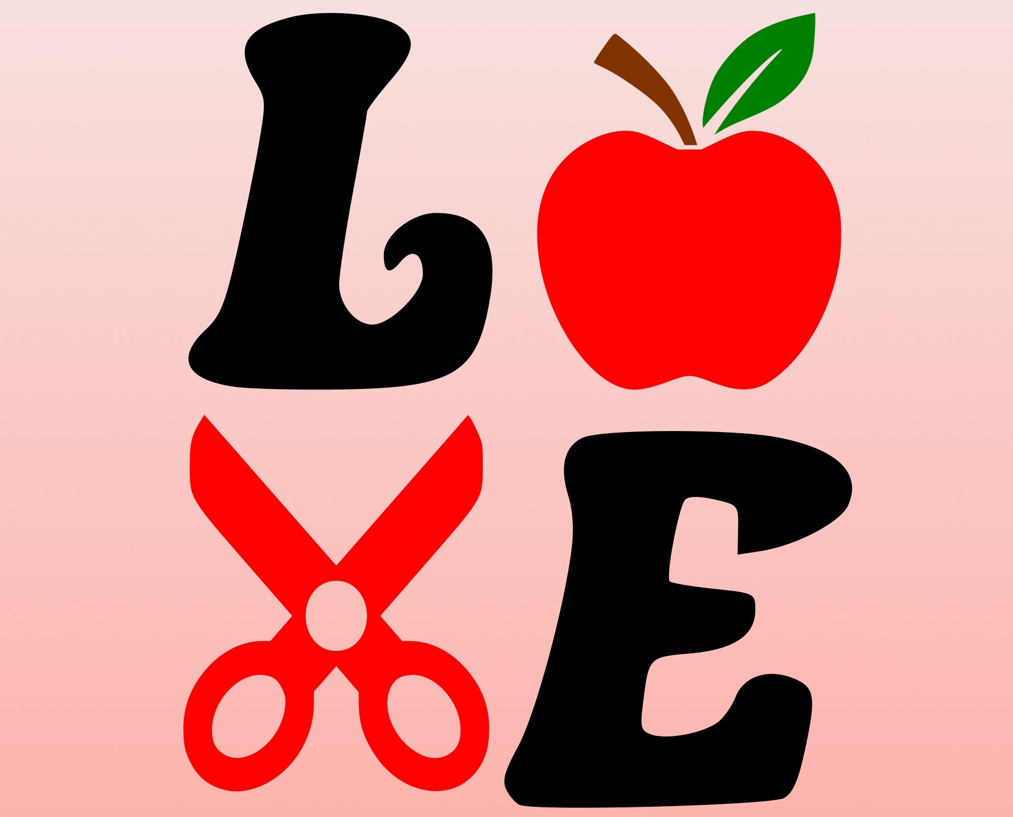 Love School Teacher SVG Teacher SVG Teacher Cut File Dxf - Etsy
