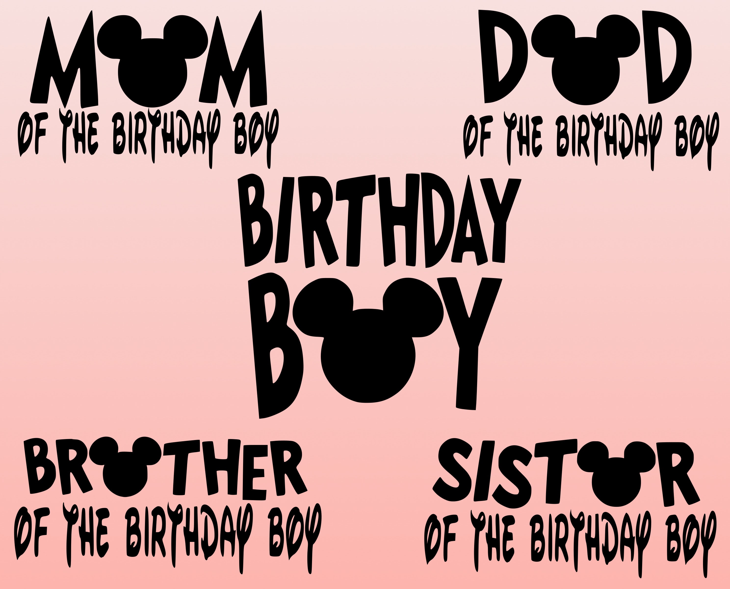 Download Mickey Birthday Svg Disney Birthday Boy Svg Dxf Pngeps Etsy