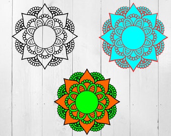 マンダラ SVG、マンダラ カット ファイル、dxf、png、eps、svg、マンダラ クリップアート、インドのボヘミアン svg、cricut 用マンダラ ファイル、民族マンダラ svg、ヨガ、禅