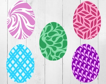 Ostereier SVG, Ostern Svg, Ostereier schneiden Dateien, Muster Eier, PNG, Svg, Ei ClipArt, Ostereier, Ostereier Sublimation, Eiersuche Shirt