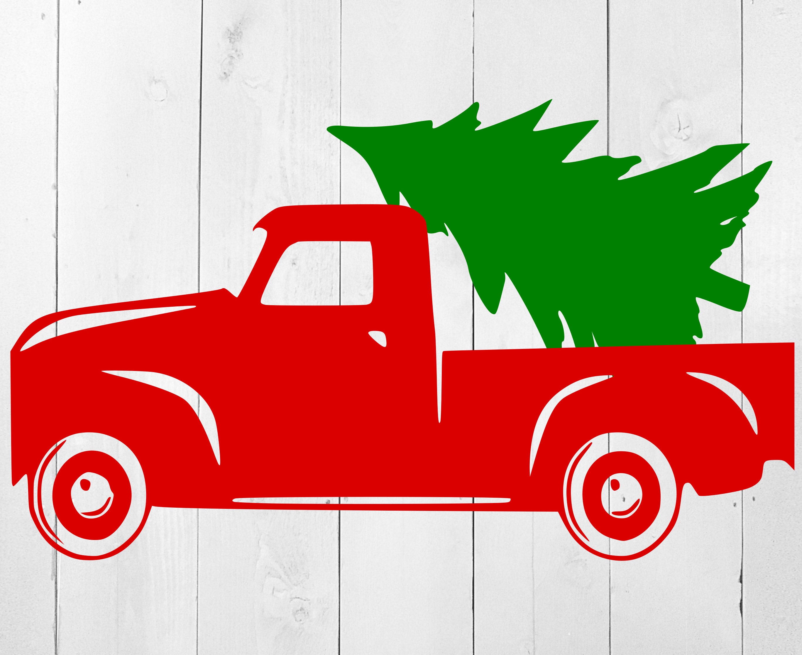 Christmas Truck SVG Christmas Tree Trucksvg Christmas Svg Etsy