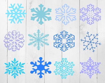 Snowflake SVG Bundle, Snowflake Cut Files, Christmas svg, snowflakes clip art, snow flake svg, snowflakes for cricut, Winter svg, snowflake