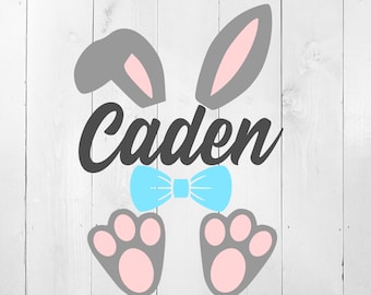 Pascua SVG, Pascua Monograma SVG, Orejas de conejo Svg, Conejito MonogramS SVG, Niños Monogram a la Pascua, orejas de conejo svg, conejo de Pascua svg, pies de conejo svg