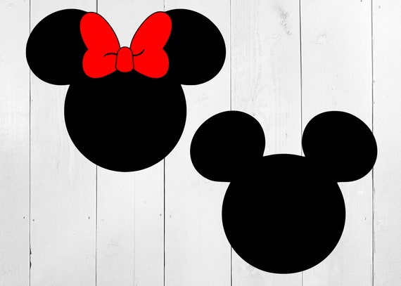 Mickey Mouse SVG Minnie Mouse SVG Minnie Mouse Head Svg | Etsy
