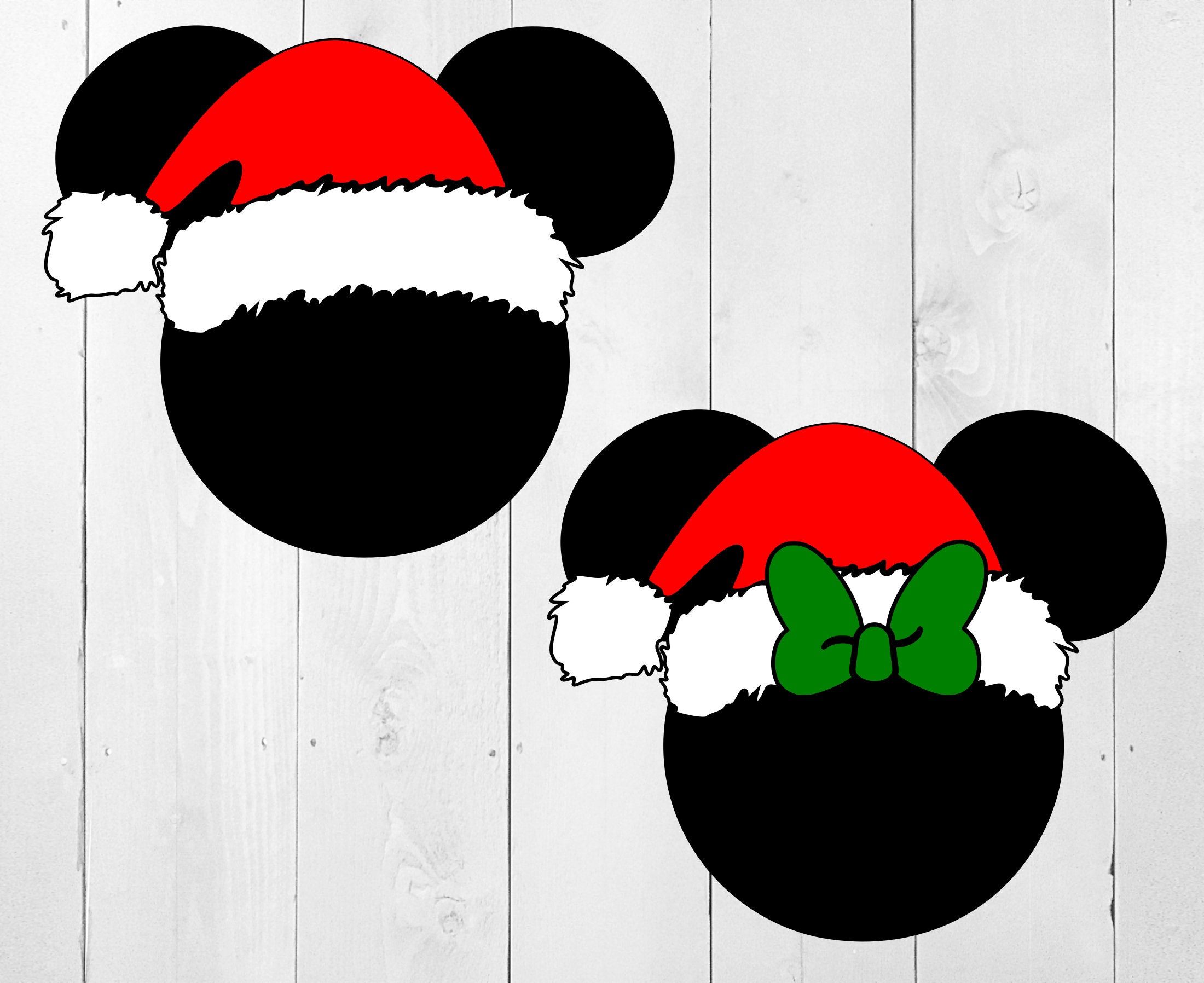 Download Santa Mickey Svg Christmas Mickey Svg Mickey Minnie Santa Etsy