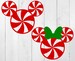 Disney Christmas SVG, Peppermint Mickey SVG, Mickeys Very Merry Christmas Party, Peppermint Minnie, Christmas Mickey SVG, Christmas Minnie 