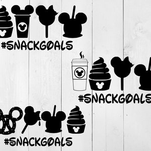 Mouse Snack Goals SVG , Theme Park Snack Goals Cut File, dxf, png, #snack goals, Mouse snack PNG, mouse snack svg, orlando vacation snacks