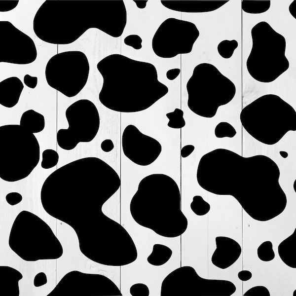 Cow Print SVG, Cow Print Cut File, dxf, png,eps, svg, Animal Print SVG, cow pattern svg, cow print vector, cow pattern svg, cow spots