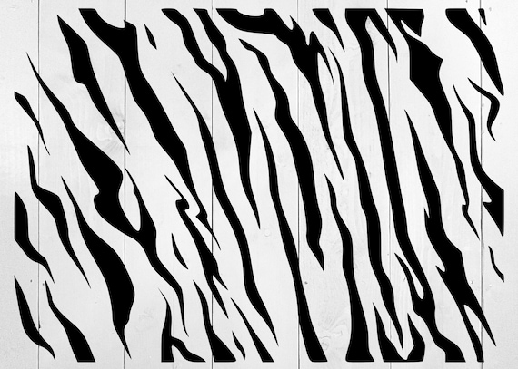 Tiger Print SVG, Tiger Stripes, Tiger Print Cut File, dxf, png,eps, Animal  Print SVG, Tiger pattern svg, tiger print vector, Animal Kingdom