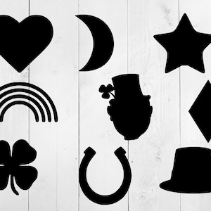 St Patrick es Day SVG, Lucky Charms SVG, Lucky Charm Cut File, Lucky SVG, St. Patricks Day SVG, Herz SVG, Regenbogen SVG, Shamrock SVG, Regenbogen