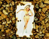 Small Enamel Sign, oil advert Veedol