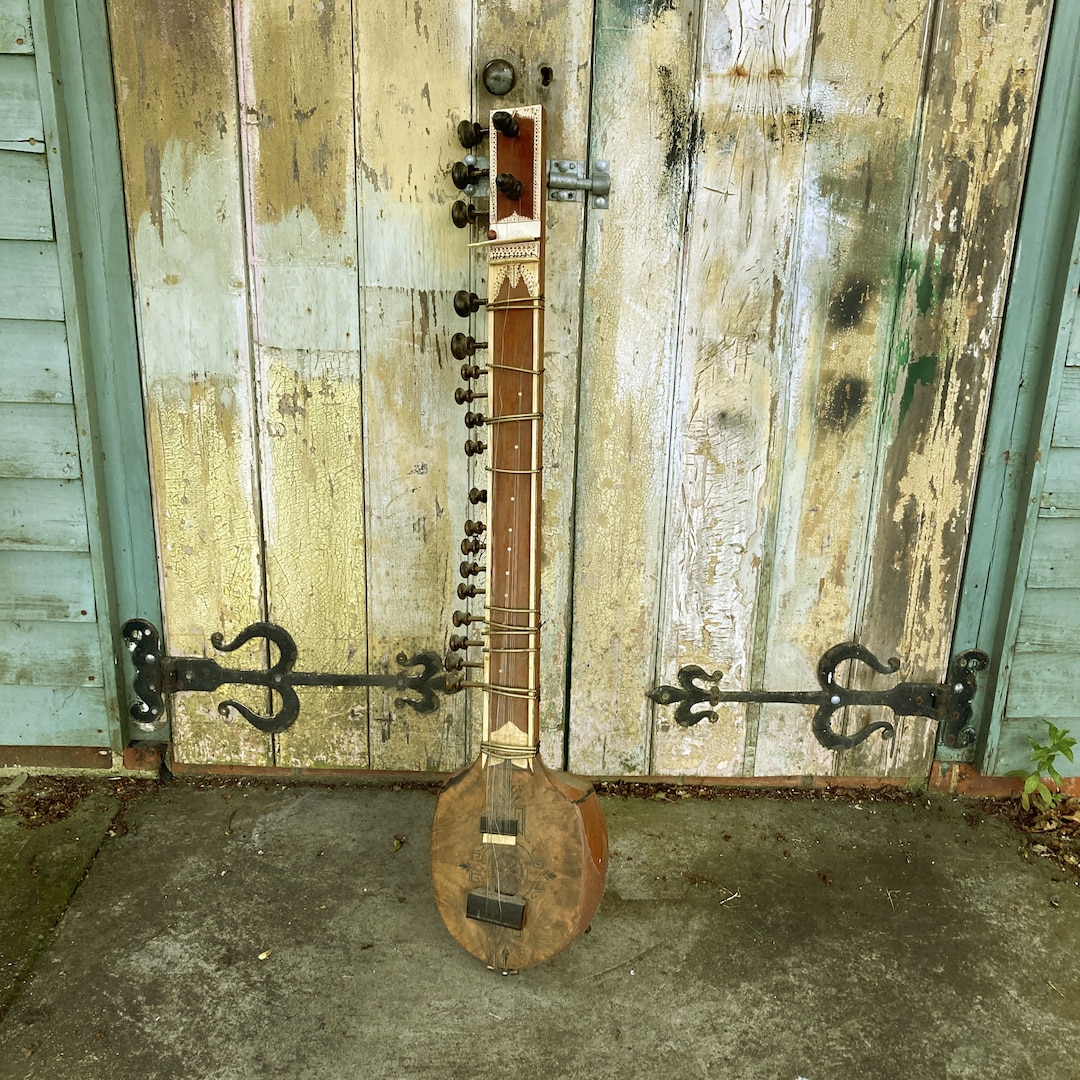 Sitar Musical Instrument From Asia for Spares Repairs Etsy UK