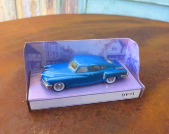 Boîte d'allumettes Dinky Collection à l'échelle 1:43 Tucker Torpedo Blue 1948