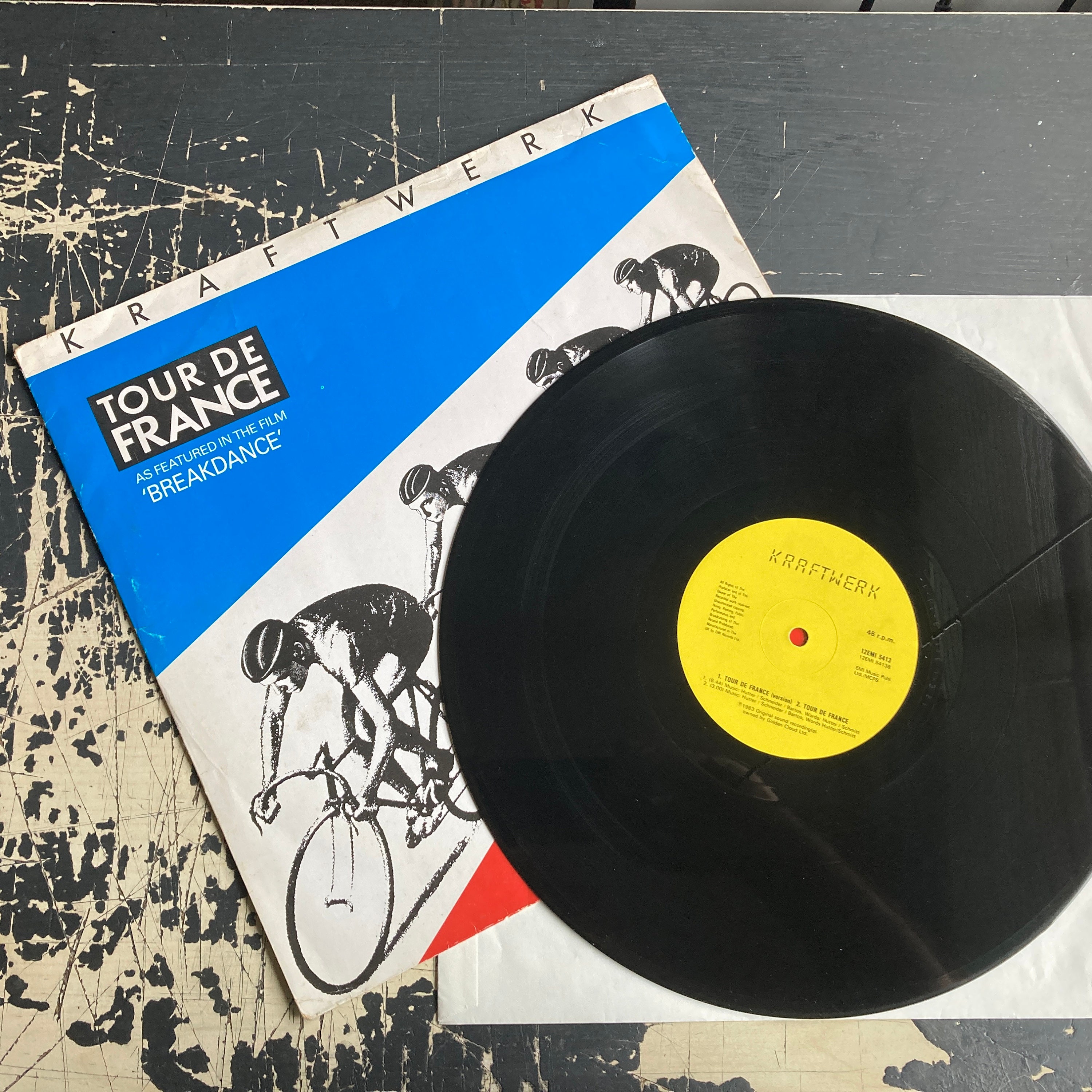 At vise daytime siv 12 Inch Kraftwerk Vinyl Tour De France - Etsy