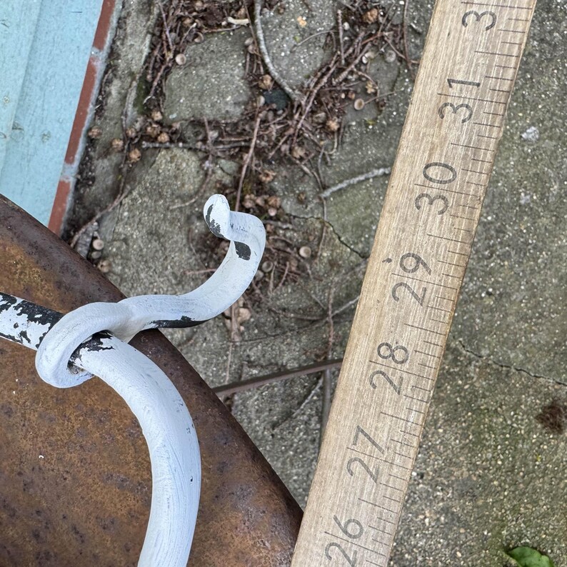 Estantería de cocina de carnicero estilo vintage, dimensiones 21 x 27 pulgadas, color blanco. imagen 6