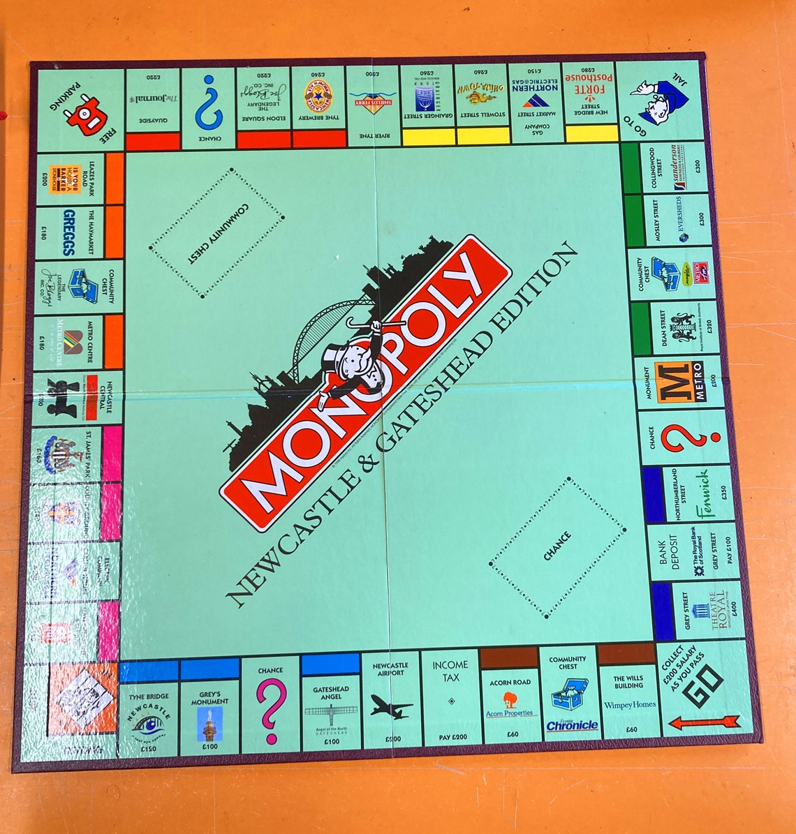 Monopoly Newcastle and Gateshead edition by Waddingtons | Etsy