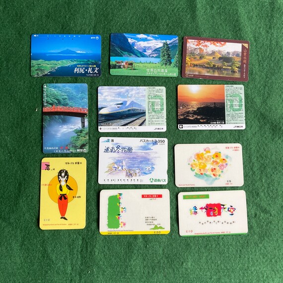 11 X Japanese Phone Cards Vintage 1990s Collectable Retro -  Israel