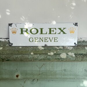 Rolex Enamel Sign - Etsy