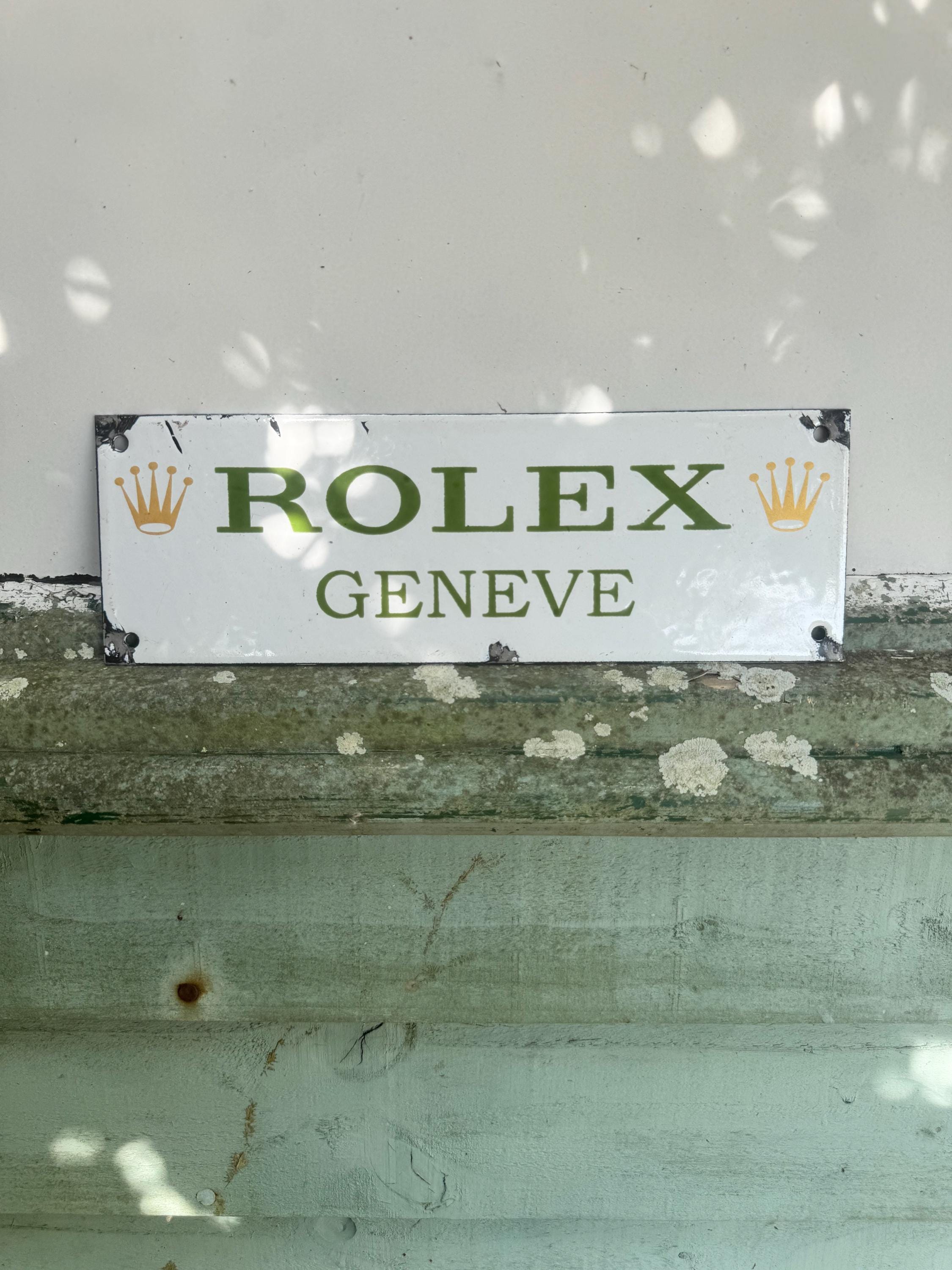 Rolex Enamel Sign - Etsy