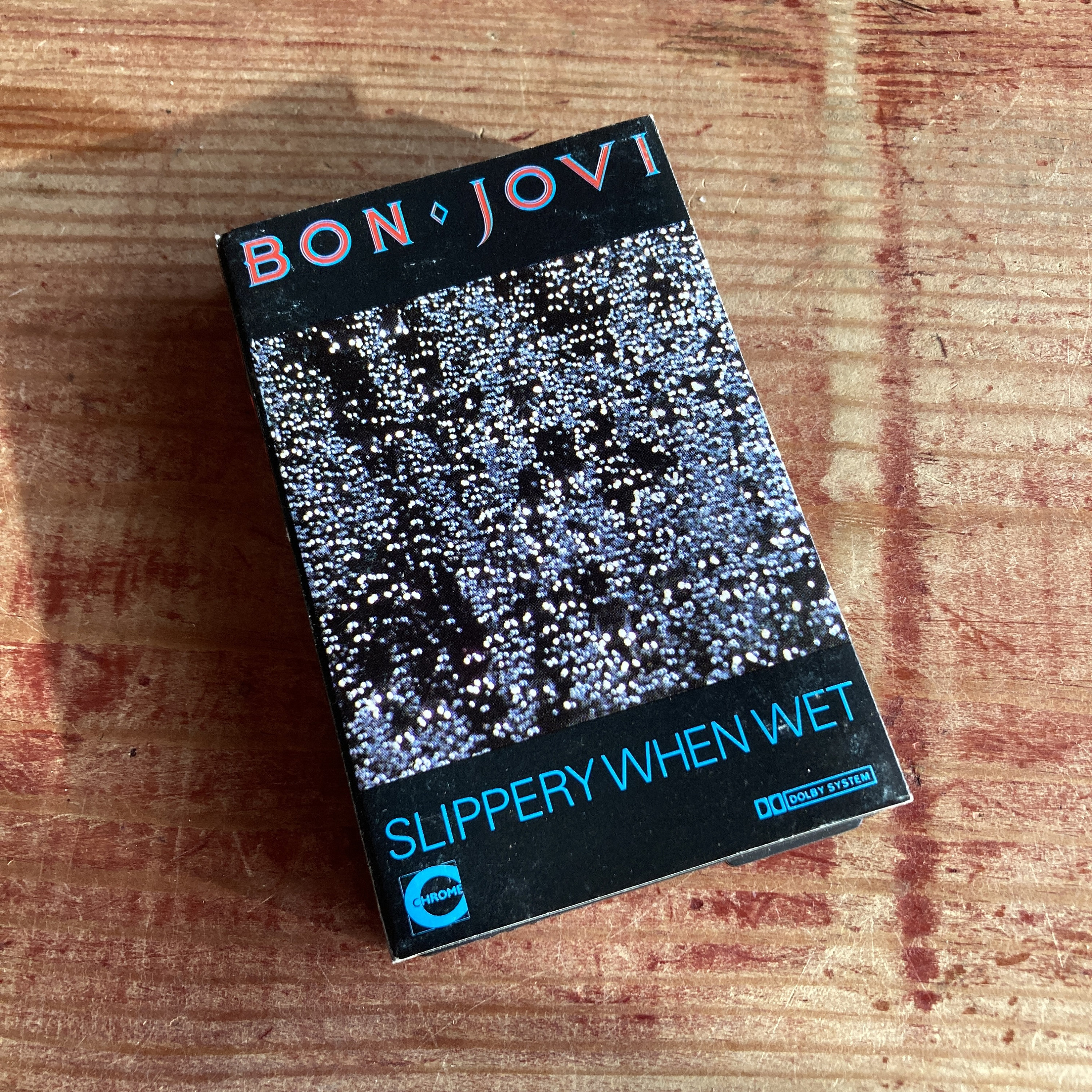 Bon Jovi Cassette Tapes, Slippery When Wet - Etsy 