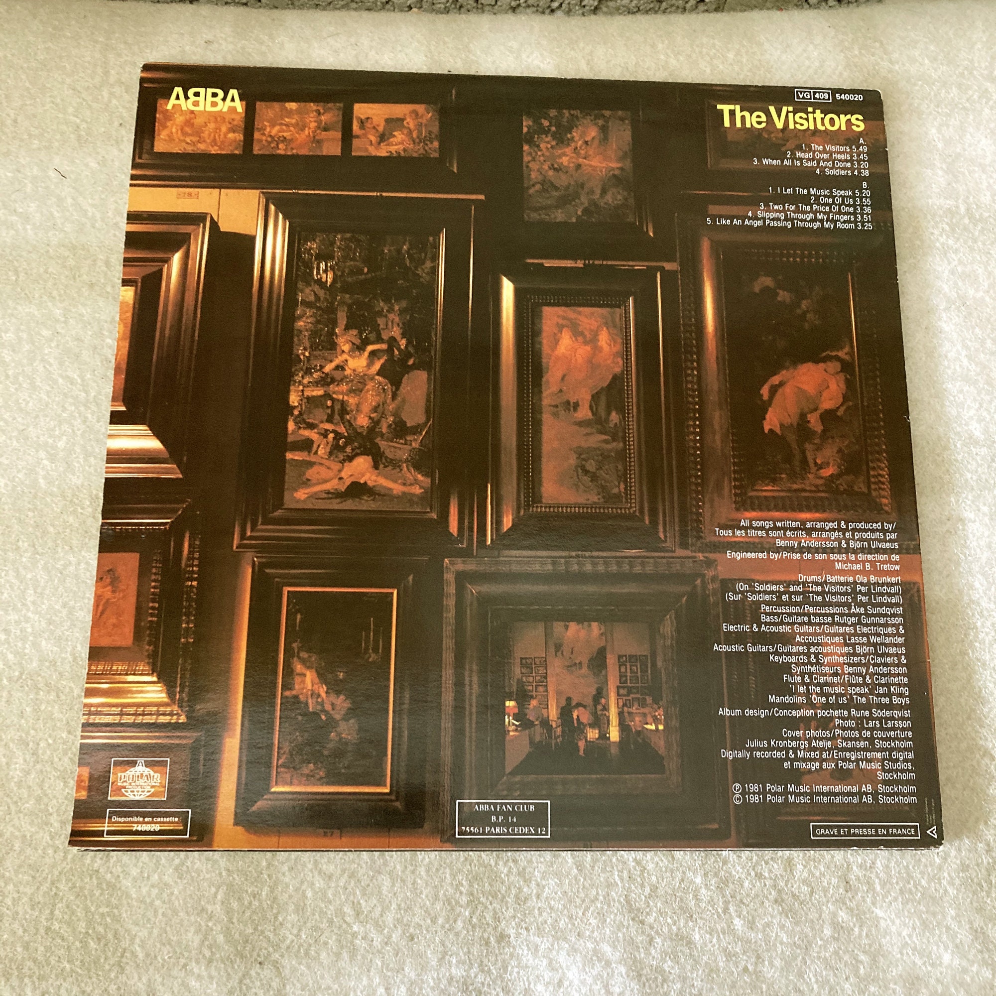 Abba The Visitors vinyl album record Etsy 日本