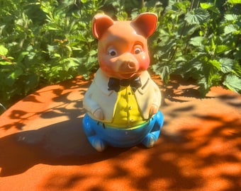 Tirelire Mr Pig Ellgreave Pottery années 1920