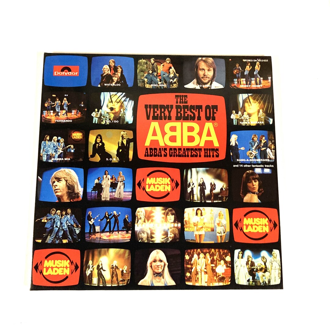 Abba Music the Very Best of Abba German Release on Polydor Etsy