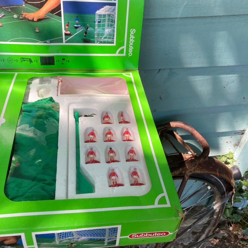 Vintage Table Soccer Subbuteo Set Game Boxed 1980s Subbuteo Etsy UK