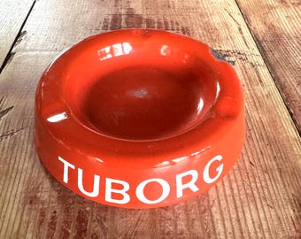 vintage cendrier Tuborg Accessoires de bar Homebar bières danoises