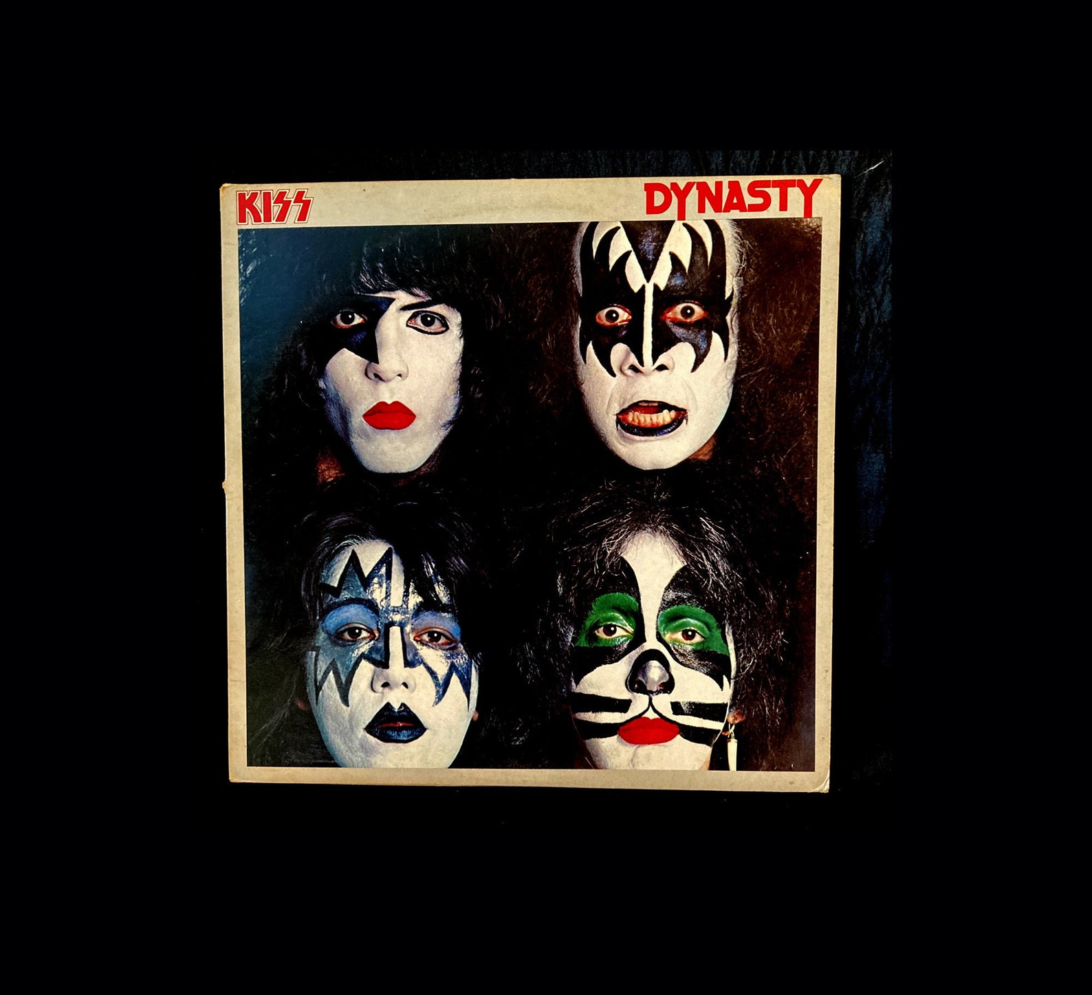 Kiss Dynasty Album vintage vinyl album record lp Etsy