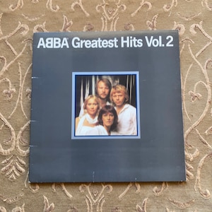 Abba Greatest Hits Vol 2, Vintage vinyl all the hits plus Summer night City and Thank you for the music and gimme gimme gimme