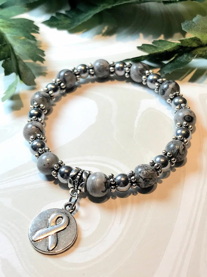 Brain Cancer Awareness Bracelet Brain Cancer Bracelet