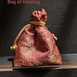 D&D dice bag // Non-embroidered // DnD gift // fully lined // handmade // DM gift // GM gift // dice pouch // Dungeons and Dragons // D20