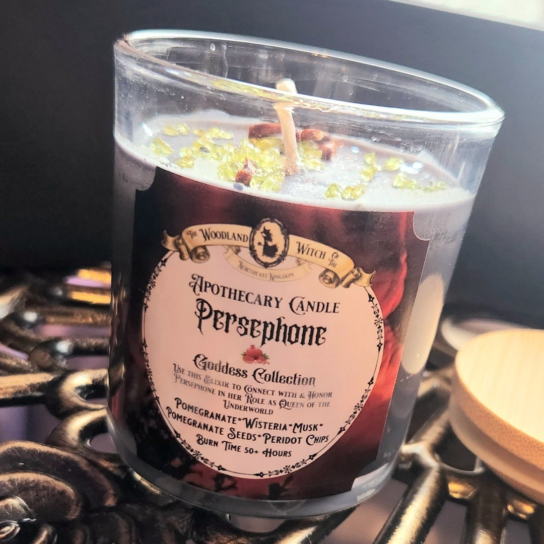 PERSEPHONE GODDESS ALCHEMY Candle for the Goddess of Spring Etsy
