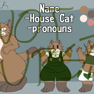 Cat Fursona Adoptable