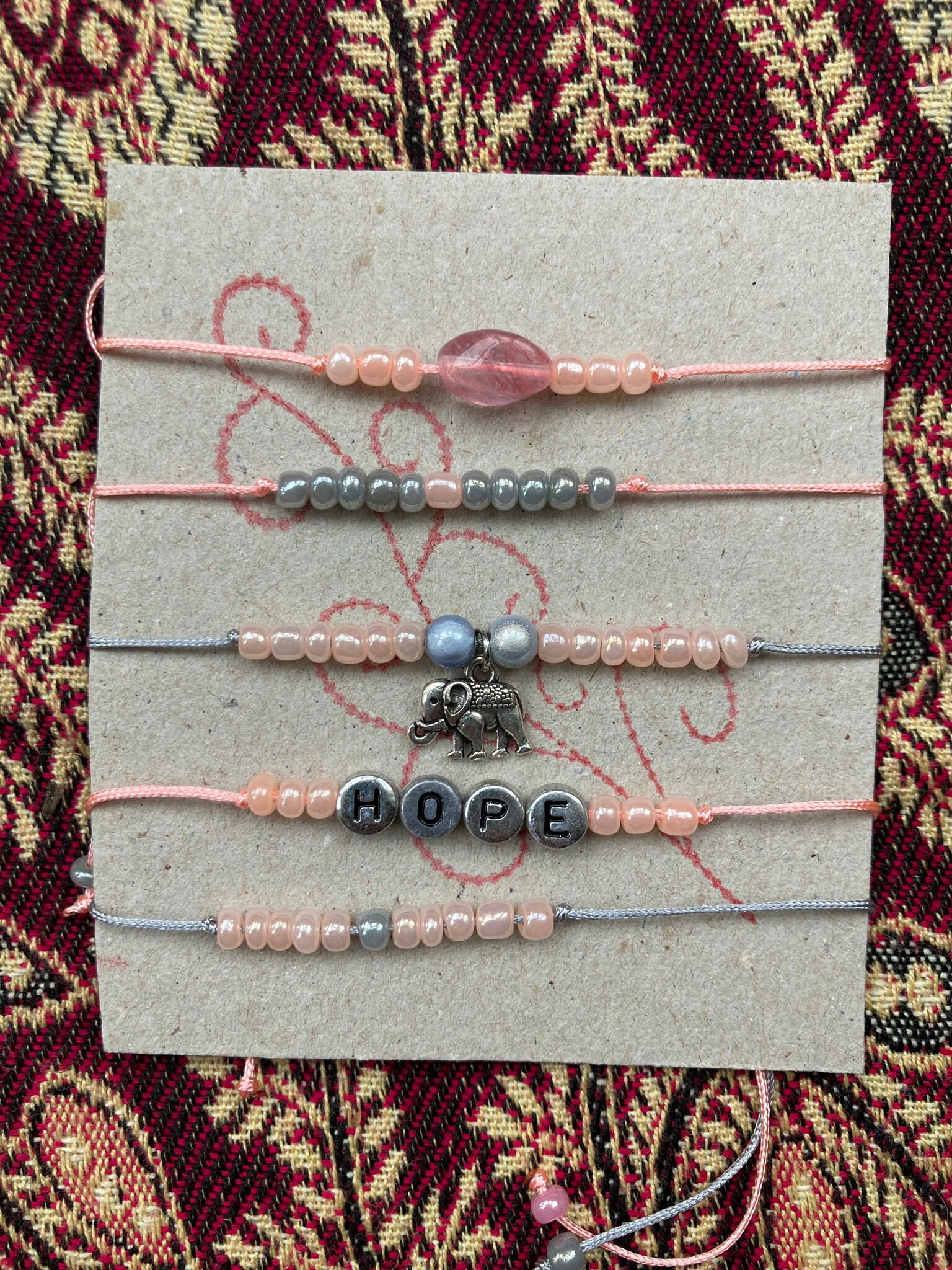 Handmade Charity 5x Bracelet sets All profits go to charity Etsy