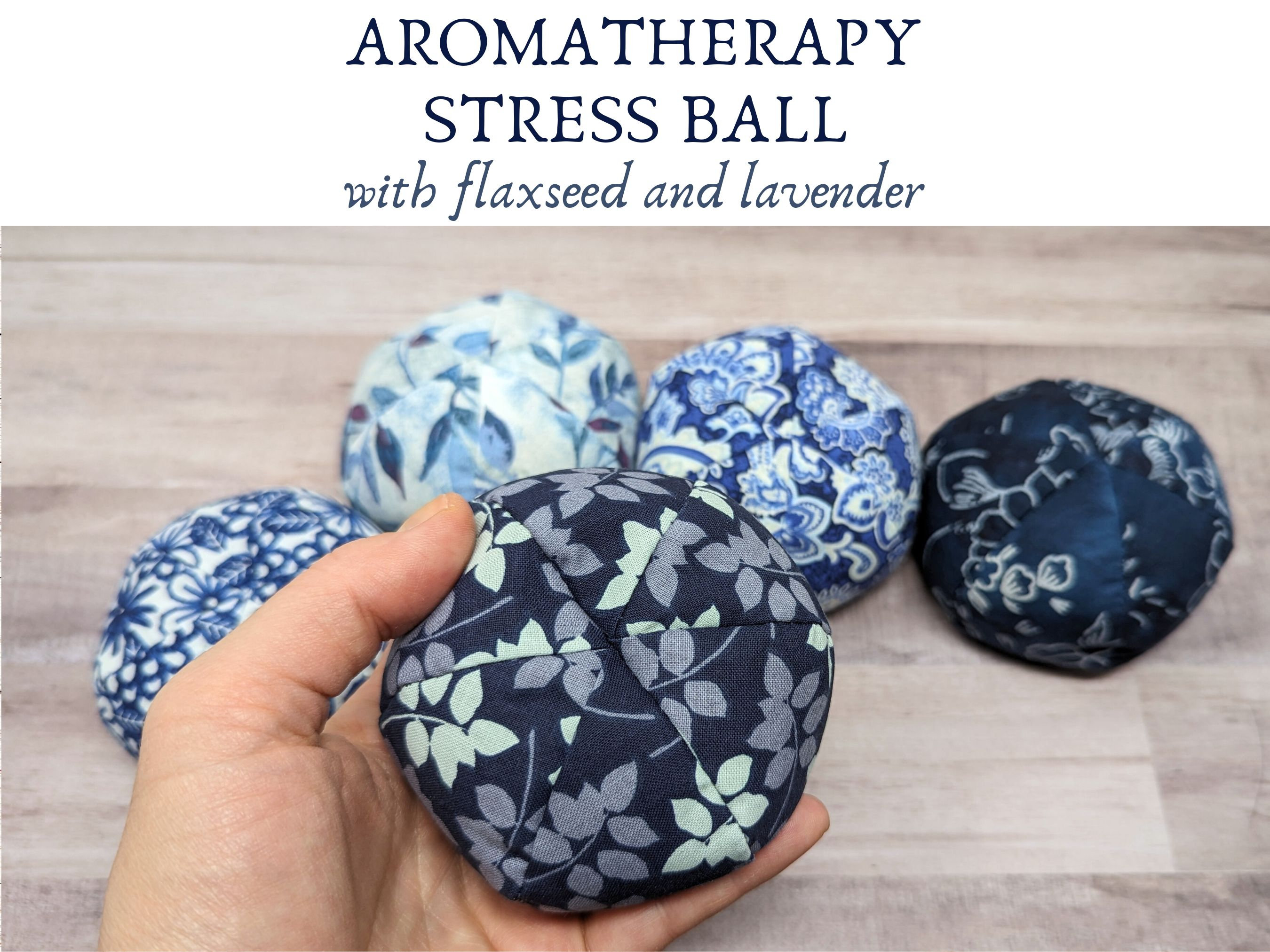 Stress Ball With Flaxseed and Lavender at Home Spa Gift Natural