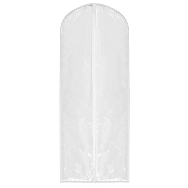 Showerproof Transparent Bridesmaid Dress Bag Clear Garment Cover Safe Transport Gown Protector, Hoesh UK