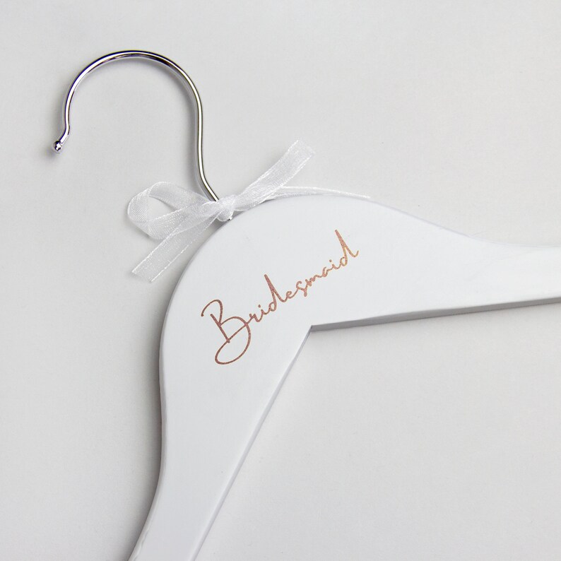Personalised Bridal Dress Coat Hangers Wedding Shower Etsy UK