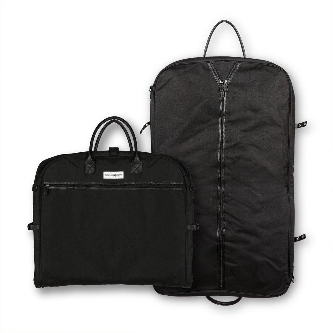 Sac De Voyage Costume Simpson & Ruxton - Porte-Vêtements Rigide, 45" Noir, Ultra Solide