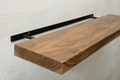 Walnut Floating Shelves, Custom Wood Shelves, Rustic Shelves, Bathroom Shelves with Bracket, Long Book Shelves,Kitchen Shelves product logo
