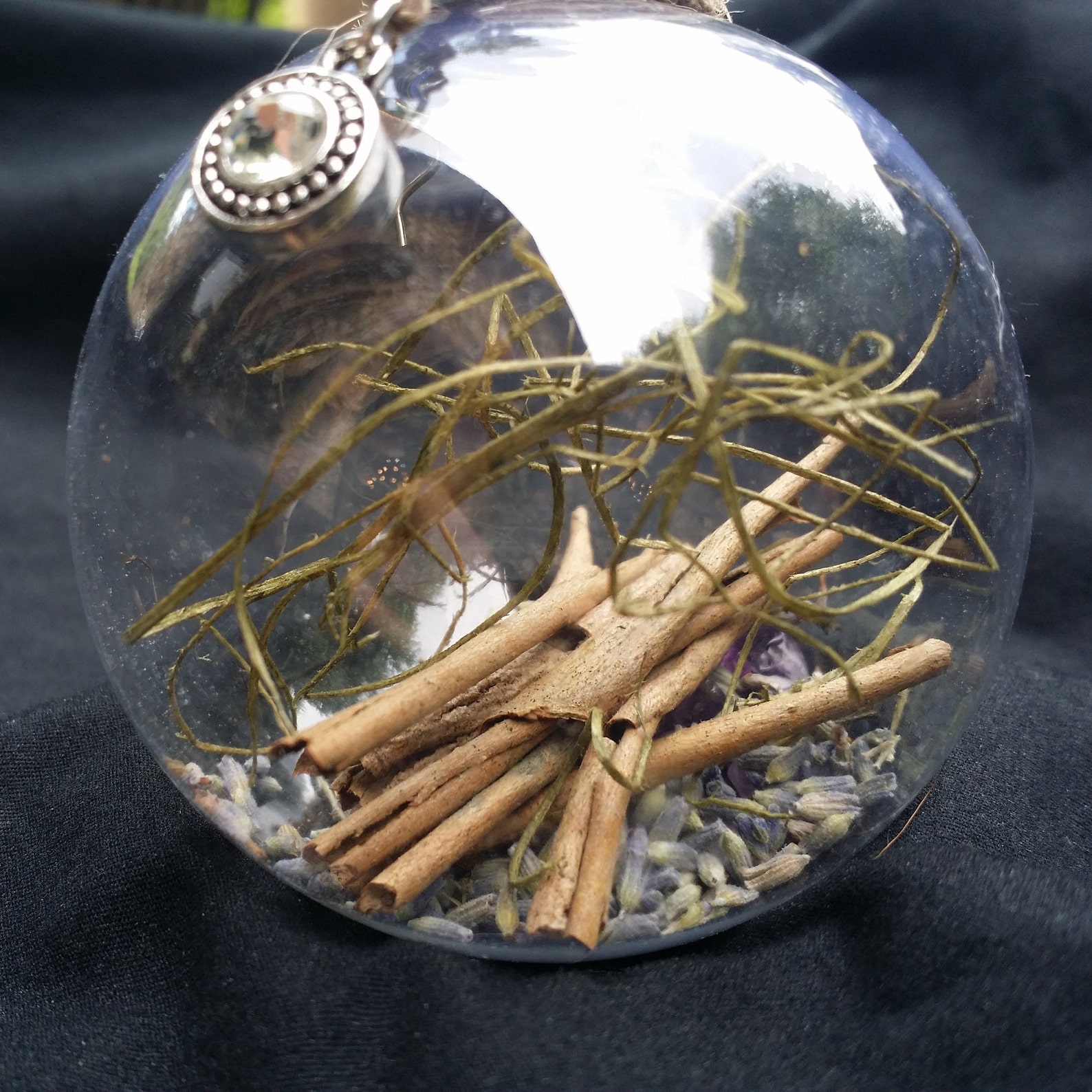 Witch Ball Tranquility Spell Magick Spell Ornament Calming Etsy